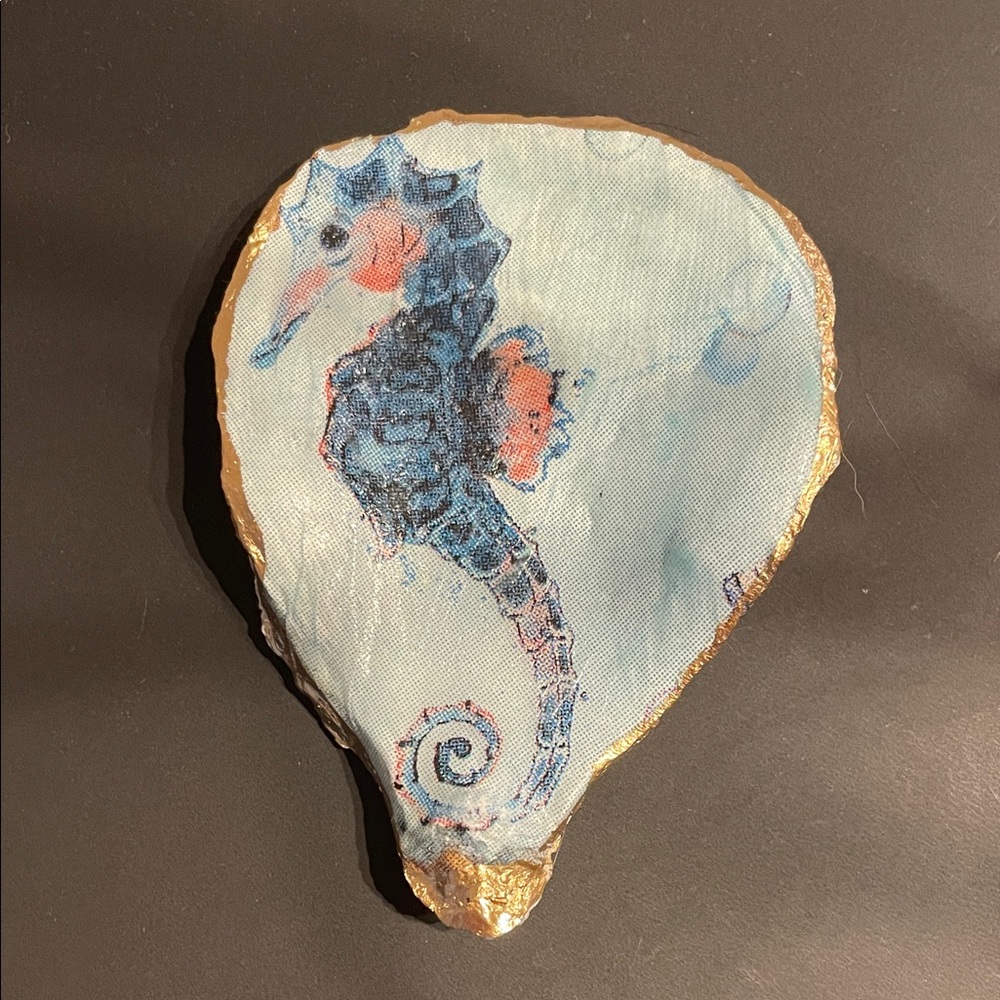 Handcrafted Seahorse Trinket Dish